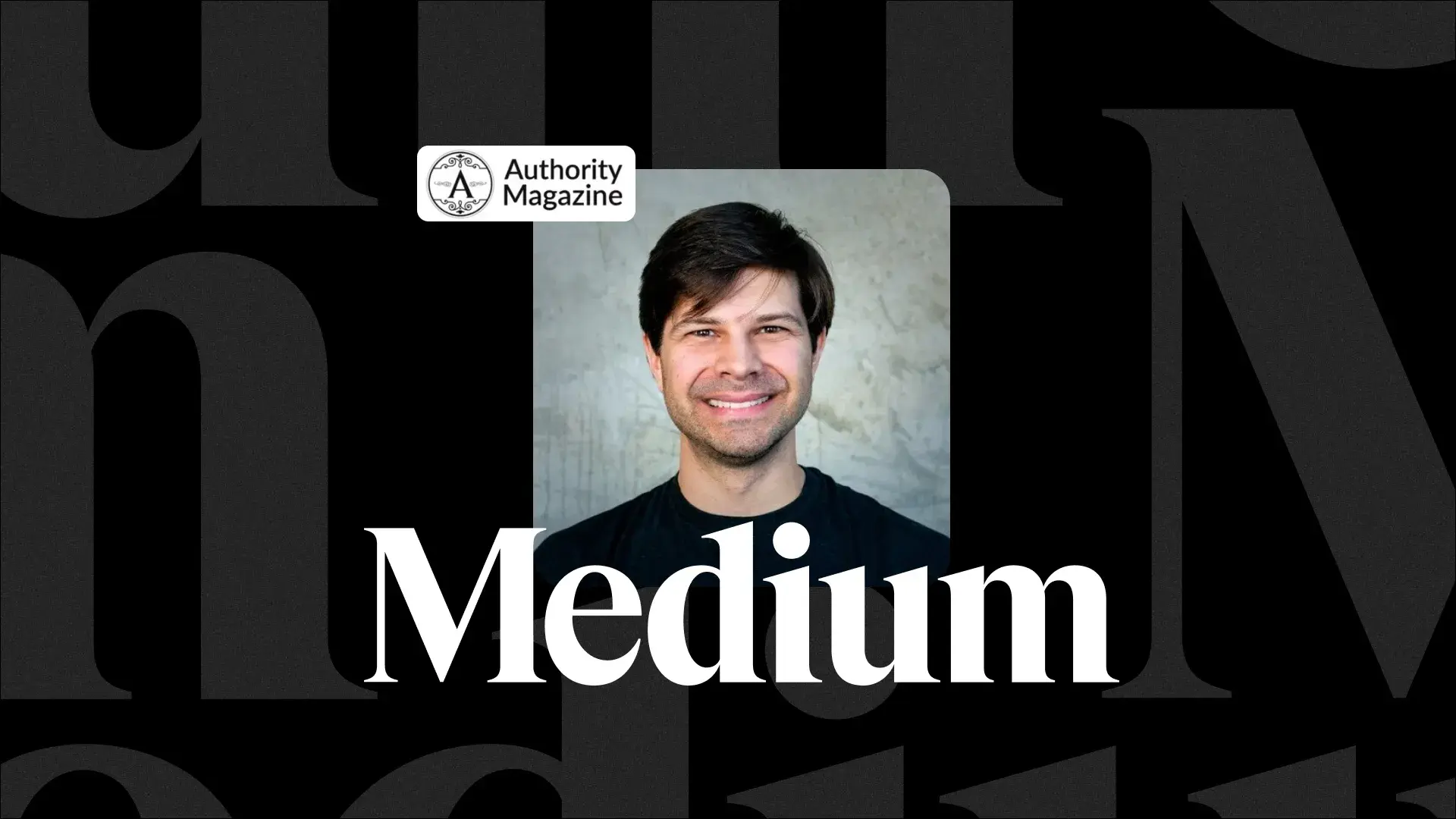 Authority Magazine and Medium article graphic featuring a portrait of David Villagra, CTO of GoodLeap.
