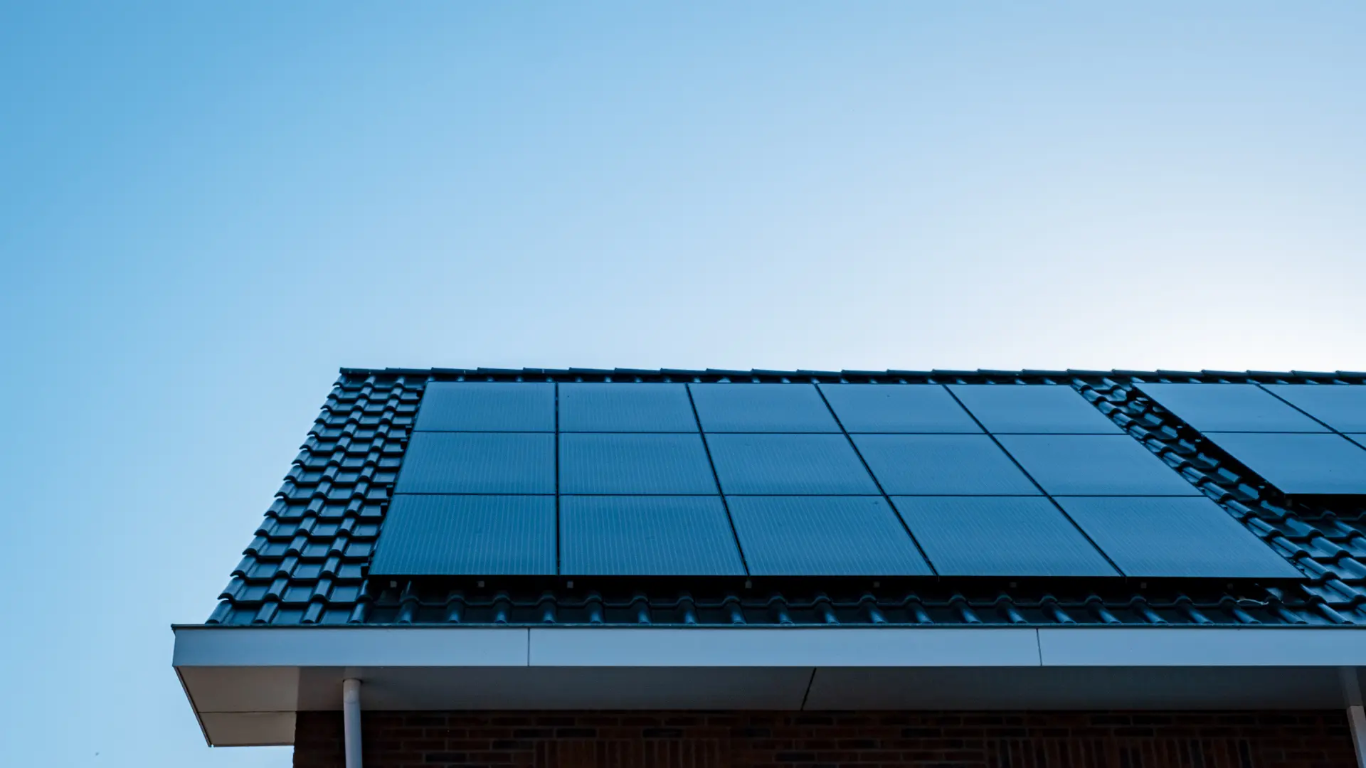 House with solar panels